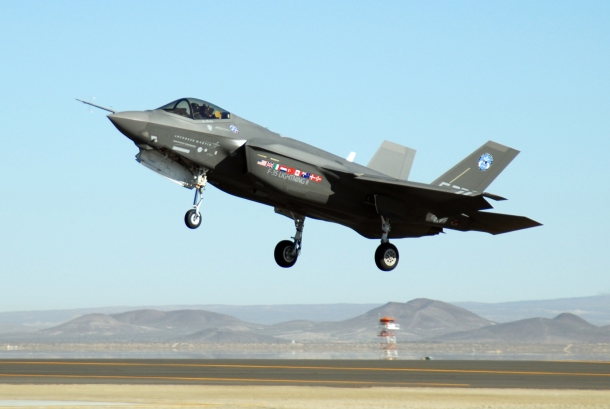 F-35 completes air-start test at Edwards